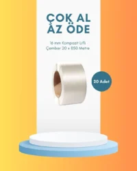 16 mm Kompozit Lifli Çember 850 Metre x 20 Adet